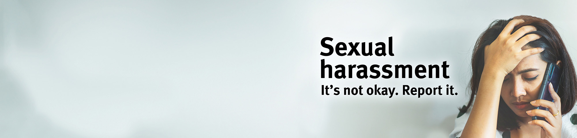 RSHQ Sexual assault and sexual harassment banner 